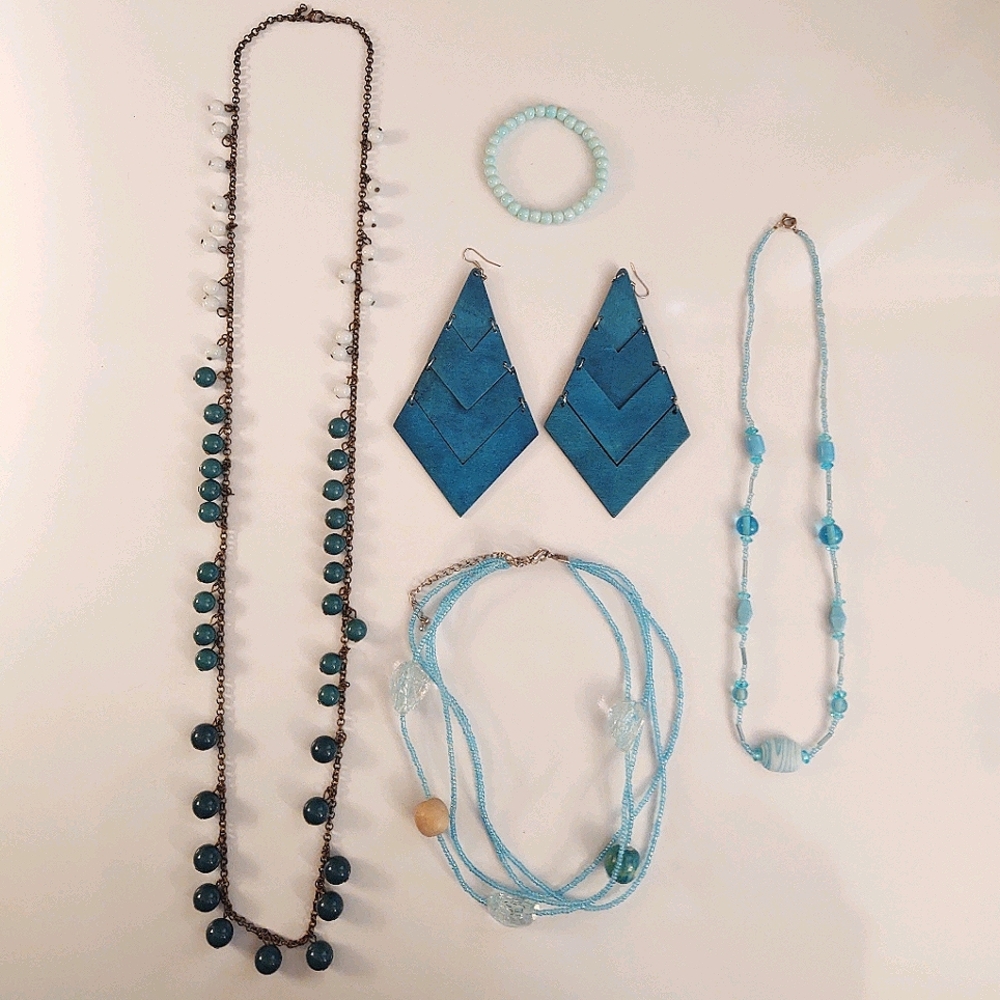 Bundle of Blue Jewelry